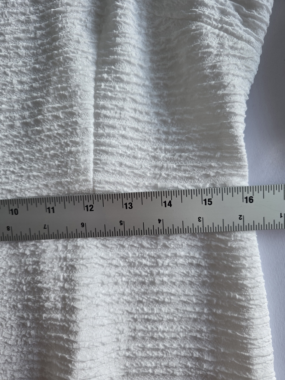NY Collection White Dress Pearl Neck Ruffle Sleeve Women’s L NWT - Picture 10 of 10